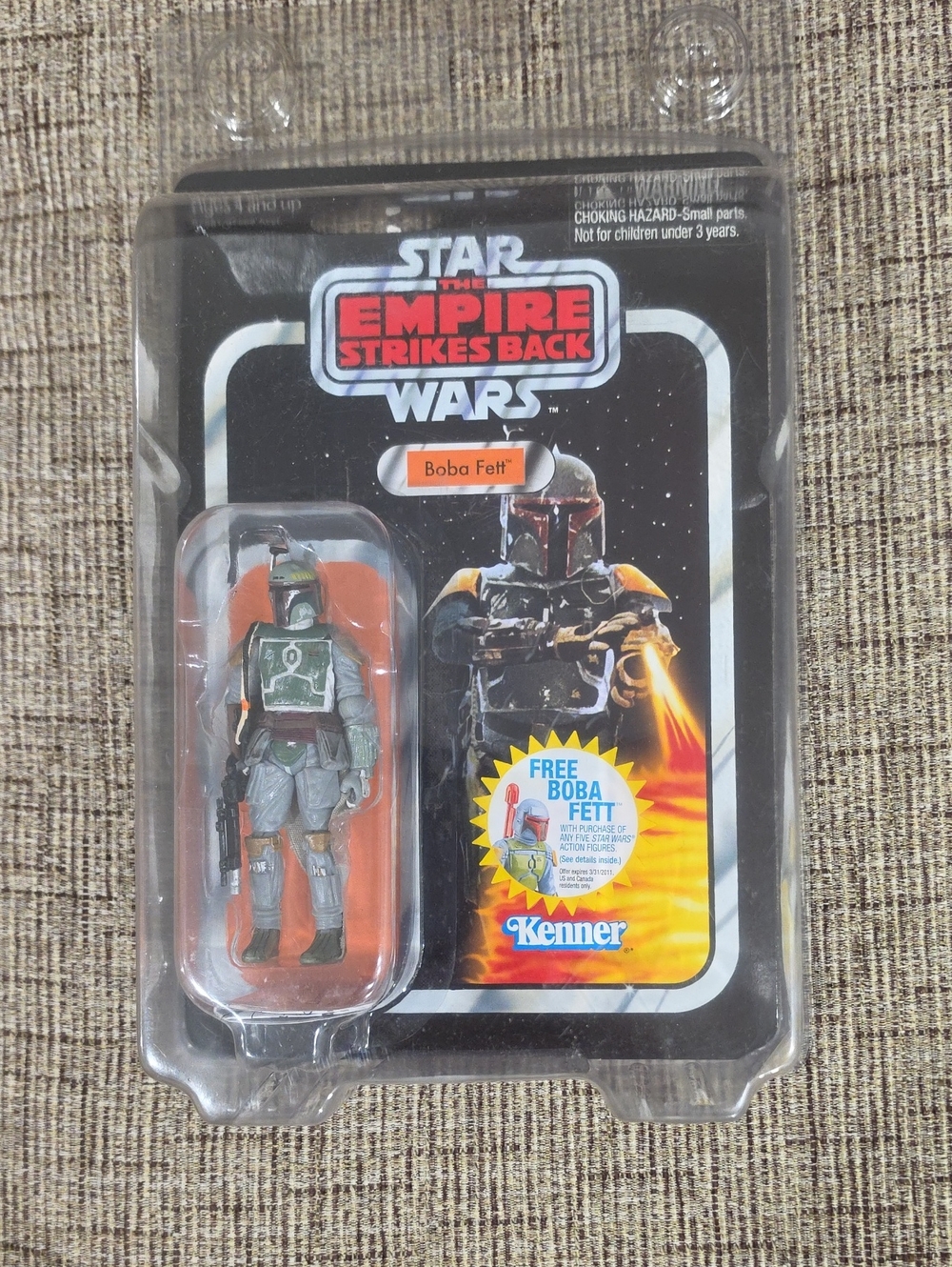 Kenner Star Wars The Empire Strikes Back Boba Fett Action Figure - Green